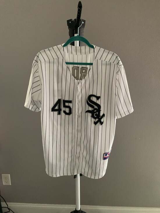 Majestic Other - Majestic Chicago White Sox #45 Michael Jordan Pinstripe Baseball Jersey
